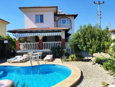 3 1 Villa With Pool In Dalaman Şerefler Neighborhood !!